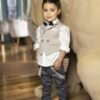 βαπτιστικό σετ αγορι dolce bambini 8701