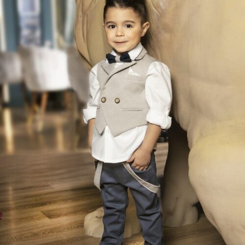 βαπτιστικό σετ αγορι dolce bambini 8701