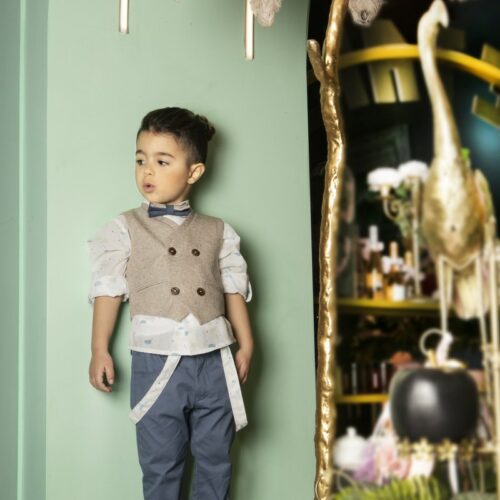 βαφτιστικό συνολο για αγορι dolce bambini 8706