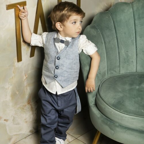 βαπτιστικά για αγόρι Dolce Bambini 8717