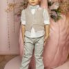 βαφτιστικό συνολο για αγόρι dolce bambini 8720