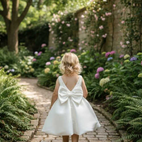 Βαπτιστικό Φόρεμα κορίτσι Dolce Bambini ivory εκρού σετ