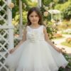 Βαπτιστικό Φόρεμα κορίτσι Dolce Bambini ivory εκρού σετ