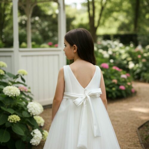 Βαπτιστικό Φόρεμα κορίτσι Dolce Bambini ivory εκρού σετ