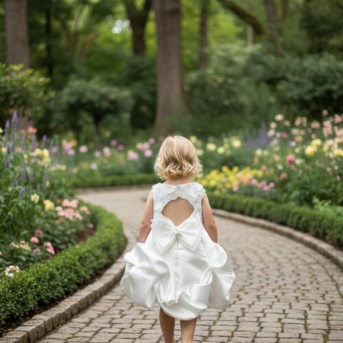 Βαπτιστικό Φόρεμα κορίτσι Dolce Bambini ivory εκρού σετ