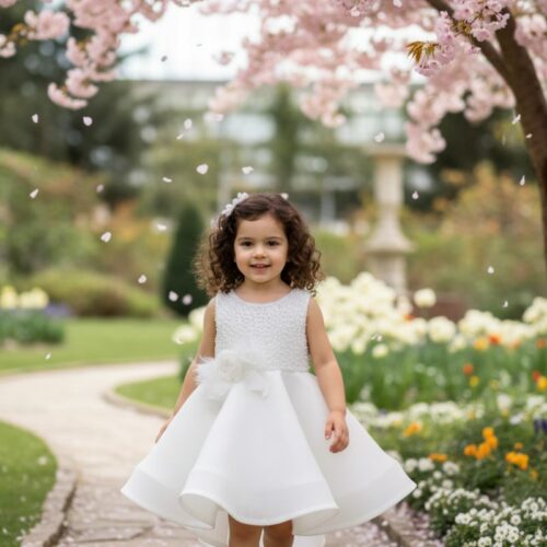 Βαπτιστικό Φόρεμα κορίτσι Dolce Bambini ivory εκρού σετ