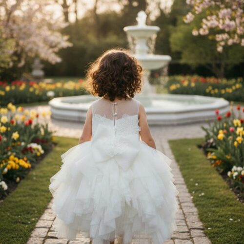 Βαπτιστικό Φόρεμα κορίτσι Dolce Bambini ivory εκρού σετ