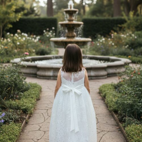 Βαπτιστικό Φόρεμα κορίτσι Dolce Bambini ivory εκρού σετ