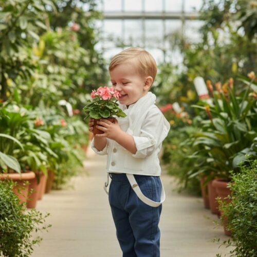 Βαπτιστικό κοστούμι αγόρι Dolce Bambini μπλε και λευκό πάγου σετ