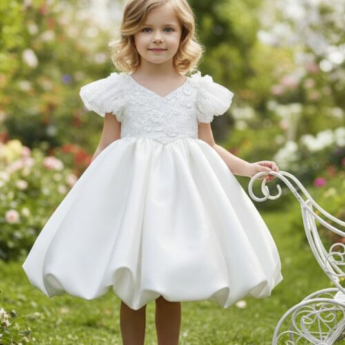 Βαπτιστικό Φόρεμα κορίτσι Dolce Bambini ivory εκρού σετ